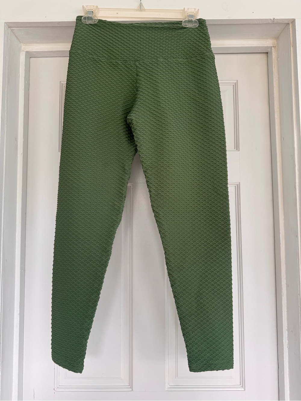 Booty by Brabants Olive Textured High-Rise Leggings